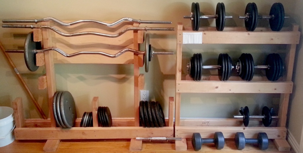 Diy Dumbbell Rack / Homemade Wooden Dumbbell Rack - Homemade Ftempo